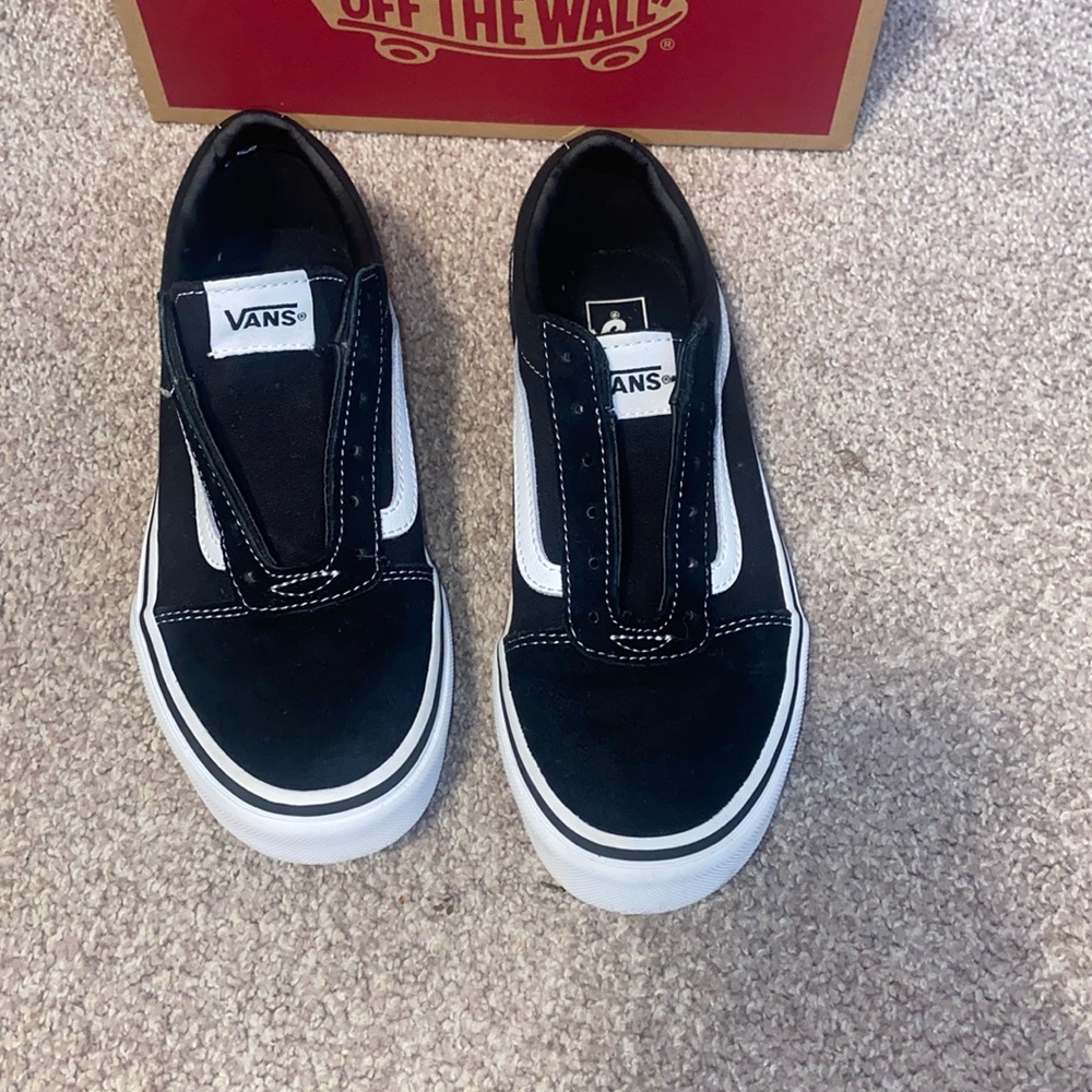 BOYS' VANS BIG KID WARD SKATE SHOES